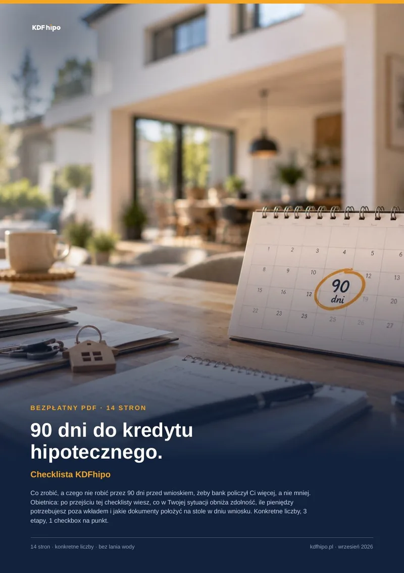 Okładka: 90 dni do kredytu hipotecznego