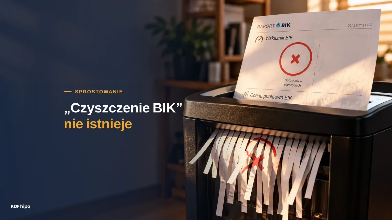 Czyszczenie BIK: co naprawdę da się usunąć z historii
