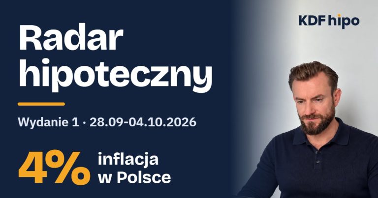 Radar hipoteczny, wydanie 1: inflacja 4% w Polsce